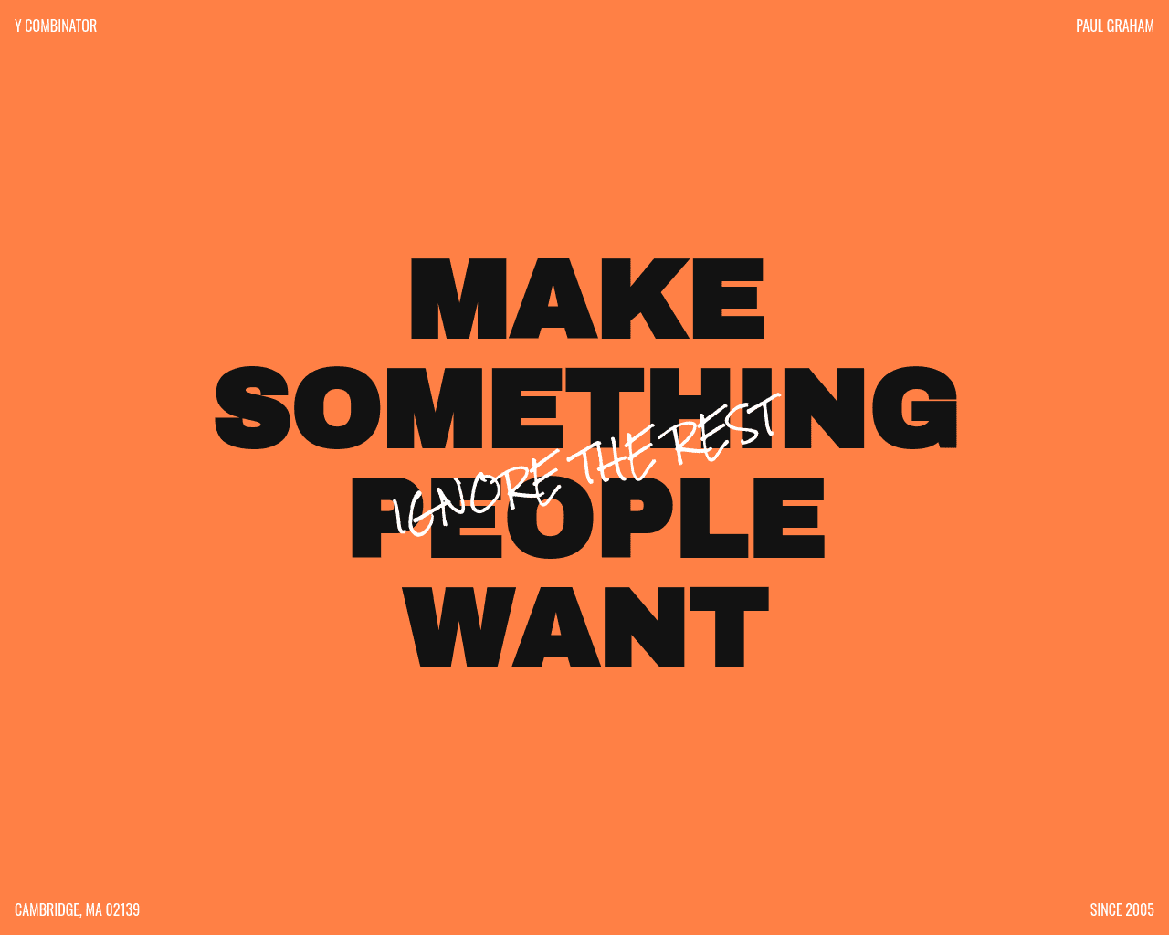 Graphic Website - Make Something People Want