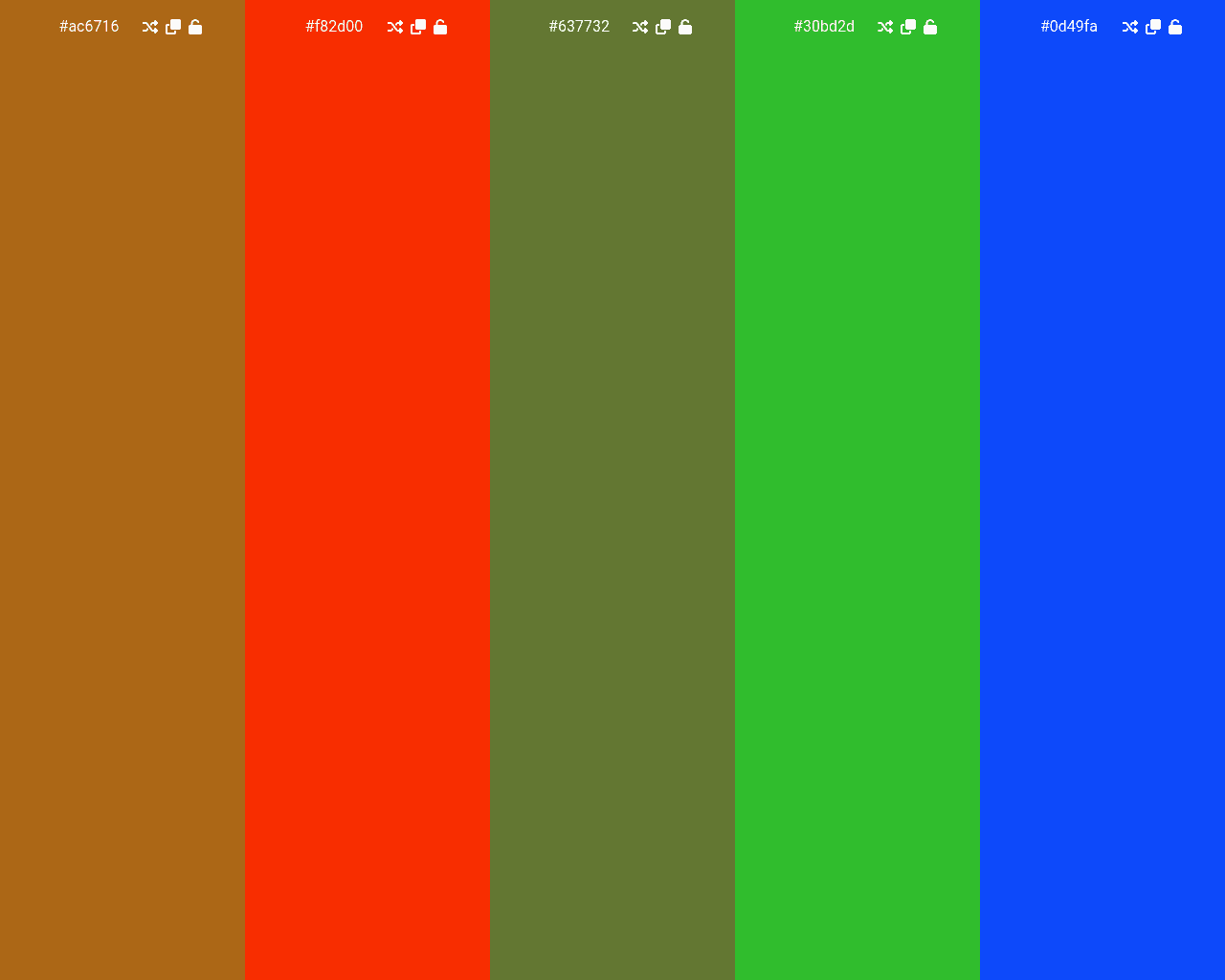 Classic Color Palette Generator